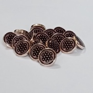 Contents: 144pcs mushroom buttons, black glitter clothes buttons, size 11mm, 13mm/ 15mm, 18mm/ 21mm