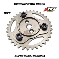 SUPRA X 125 KARISMA 34T 34T AH1 RACING-ADJUSTABLE TIMING GEAR SUPRA X 125 KARISMA 34T AH1 RACING