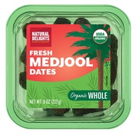 Natural Delights Organic Fresh Medjool Dates Organic Kurma (MD) 227g (Assorted)