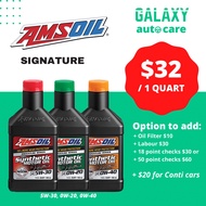 1 Quart AMSoil Signature Engine Oil 0W-20 / 5W-30 / 0W-40 @ $32 NETT only