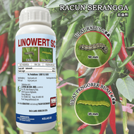 (500ml) Racun Serangga Linowert SC / Indoxacarb 14.0% Ulat Pengorek Buah / Ulat Ratus / Pokok Cili
