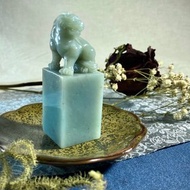 手工刻印客製公司印章 • 大業永昌 • 天青石印章