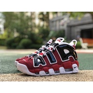 Air More Uptempo 96 Black Red Men Women Shoes Running Shoes