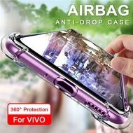 Shockproof Clear Silicone Phone Case For Vivo X70 X60 X50 V21 V21e V20 Se V19 Neo V17 V15 V11 V11i V9 V7 Plus V5 S1 Y1s Y53s Y72 Y11 Y12 Y12i Y15 Y17 U10 Y3s Y19 Y21 Y31 Y51a Y51 Y71 Y72 Y81 Y81i Y91 Y91i Y93 Y95 Y12s Y12a Y20 Y20s Y20i Y30 Y30i Y50 Y91C