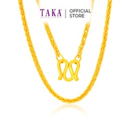 TAKA Jewellery 999 Pure Gold Spiga Chain