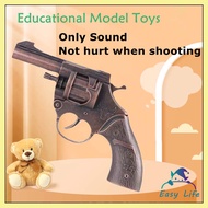 100% Metal Bison Pistol Ring Cap Safety Only Sound Toy Gun Gift And Collection For Kids