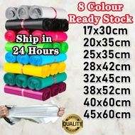💌Ready Stock💌100pcs/Roll White Pink Courier Bag | Flyer Plastic Bag | Packaging Plastic Bag | Mailin