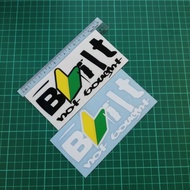 Sticker built not bought