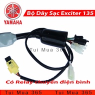 [HCM]Bộ dây chuyển sạc Exciter 150 cho Exciter 135 Sirius Jupiter Taurus có Relay