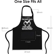 Funny Apron for Men BBQ Grill Apron Men Cooking Apron BBQ Cooking Chef Apron 95ZV