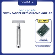 Edwin Jagger DE89 Chrome Knurled Safety Razor