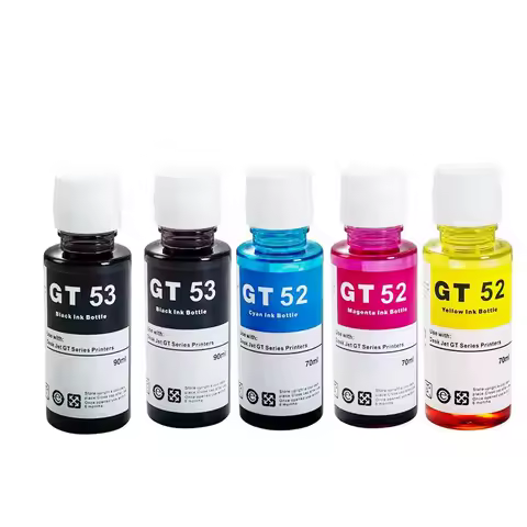 GT52 GT53 Refill Ink For HP GT51 GT52 GT53 Ink For HP 115 118 310 410 415 500 515 518 530 750 790 GT