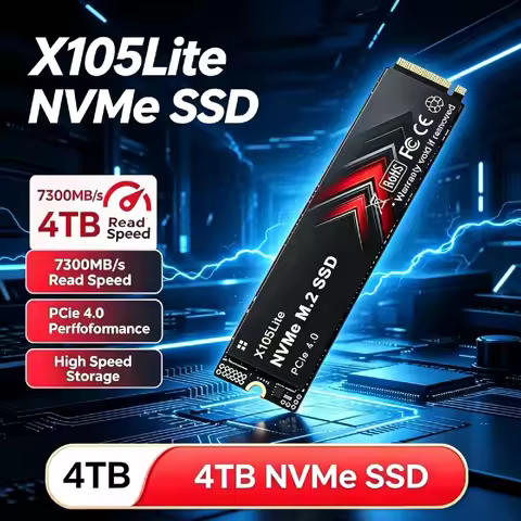 X105Lite SSD NVMe M2 1TB 500GB 1TB 2TB Nvme M2 SSD M.2 2280 PCIe 4.0x4 Internal Solid State Drives D