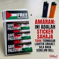 STICKER Cricket lighter_PALESTINE