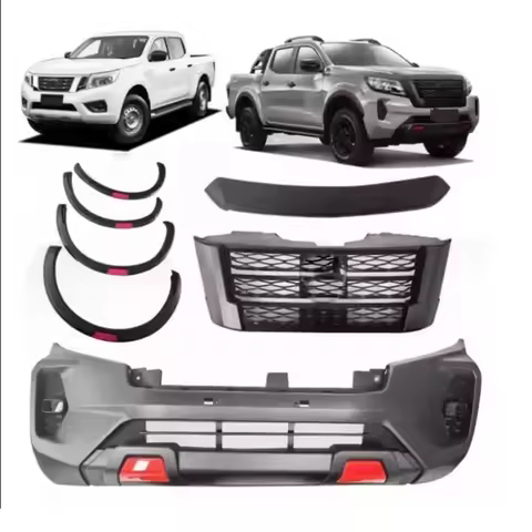 HW 4x4 Offroad Car Bodykit Front Bumper Grille Facelift Fender Body Kit for Navara Np300 2016+ Upgra