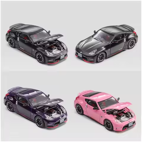 [PreSale] Fuji-Model 1:64 FairladyZ Z34 370z Black / Purple / Pink Diecast Model Car