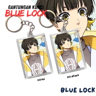 GANTUNGAN Anime Blue Lock 2-Sided Acrylic Keychain
