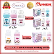 Botol Susu AUTUMNZ - PP Wide Neck Feeding Bottle 4oz (120ml) / 6oz (180ml) Botol Susu