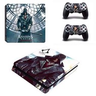 全新 Assassins Creed PS4 Slim Playstation 4保護貼 有趣貼紙 包主機底面+2個手掣) YSP4S-0992