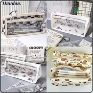 MUNDAN Stationery Bag, Capybara Multifunctional Pen Bag, High Quality Large Capacity Waterproof Penc