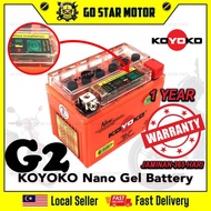 (WARRANTY 1 YEAR) KOYOKO Motorcycle Battery Bateri Y15 LC135 SRL EGO Y125 NVX Y110 BELANG RS150 EX5 