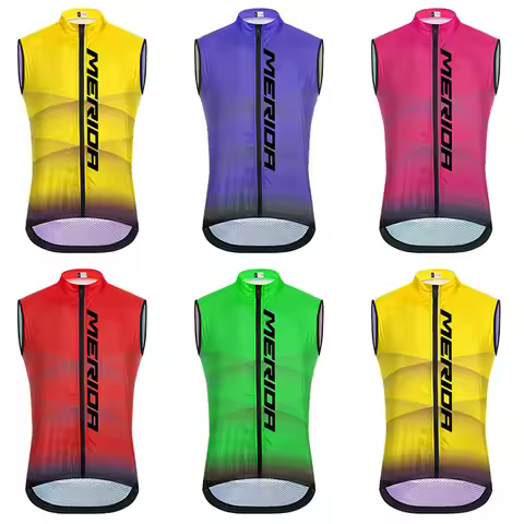 2026 Merida Cycling Sleeveless Vest Windproof Cycling Jersey Bicycle clothing Chaleco Ciclismo MTB s