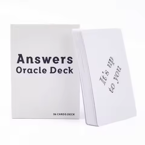 Oracle Divination Fate Game Deck 36 Cards English Version Answers Tarot Table Board Playing Card 10.