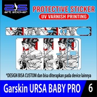 Stiker Garskin Ursa Baby Pro Pink Monster UV Varnish Printing