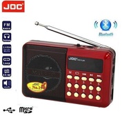 JOC Original Radio Rechargeable battery USB Bluetooth & MicroSD Slot Mini Digital MP3 Player FM R
