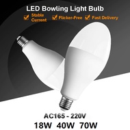 LED High Power Bowling Bulb 18W/40W/70W Extra Bright Bulb 6500K 5000K