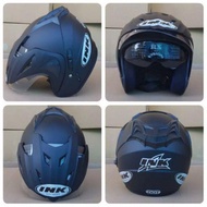 HELM DOUBLE VISOR MERK BMT EMBOSS SNI PAKING CEPAT