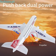 FASHIONVALL Remote Control Airplane Children's Gift For Airbus A380 High Speed RC Glider