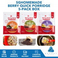 SG Homemade Berry Quick Porridge 8M+ Natural Ingredients Nutritious Healthy & Convenient Delicious F