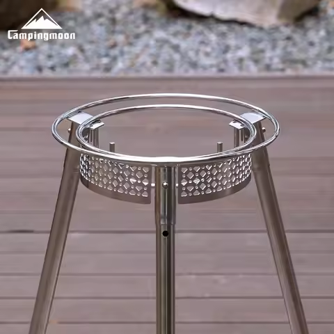 CAMPINGMOON Scott Accessories 304 Stainless Steel Baking Tray With Net Scott Frame Stove With Windsh