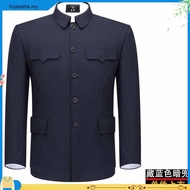 Zhongshan Clothes Men's Middle-aged Elderly Tops Dad Clothes Grandpa Casual Jackets Elderly Clothes 