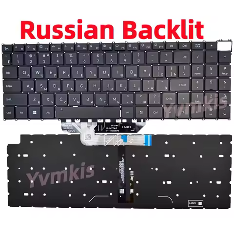 Russian/US Backlit laptop Keyboard for Honor MagicBook X 16 BRN-F56 BRN-F58