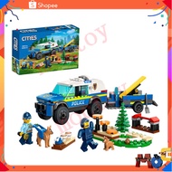 60369 Mobile Police Dog Training City Series Building Blocks Assembly Ornaments Children's Education