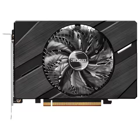For Desktop, ASRock Intel Arc A380 6G Challenger itx Single Fan, Graphics Card