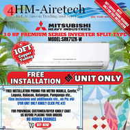 FOURHM 3.0 HP MITSUBISHI INVERTER SPLIT TYPE AIRCON PREMIUM SRK71ZR-W/SRC71ZR-W