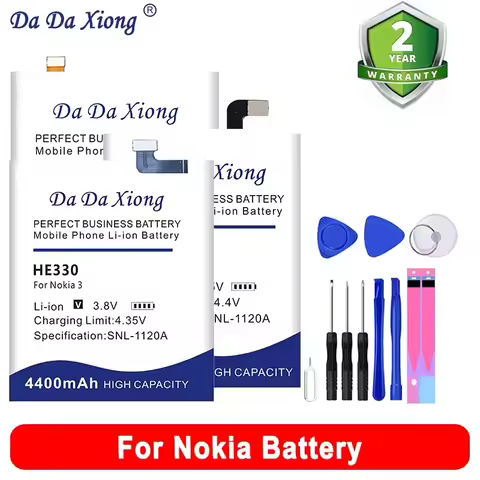 New HE317 HE321 HE328 HE330 HE341HE342 HE346 Battery For Nokia X 2.1 3 5 6 7 8 5.1 7.1 6.1 Plus 640X