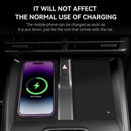 For 2026 BZ4X Center Console Wireless Charging Silicone Interior Pad Accessory Mat Non Car Slip R2G6