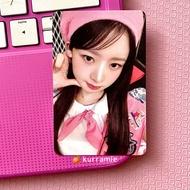 Official photocard rei ive scout 3rd dive fanclub membership pc rei cimol beret pink scout