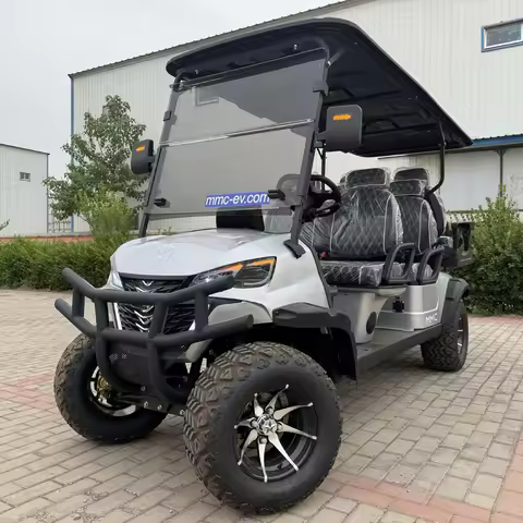 2025 Customized New Energy 2 4 6 8 Seater 4/5/7.5KW AC Motor Lithium Ion Battery Lifted 48V/72V Off 