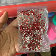 Red silver foot stone ss3-ss34