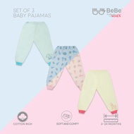 BeBe By SO-EN Baby 3in1 Safari Zoo Cotton Rich Pajamas