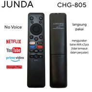 (GPH7) REMOTE PENGGANTI UNTUK SMART TV ANDROID REALME JUNDA CHG-805