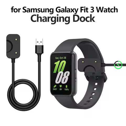 USB Charging Dock For Samsung Galaxy Fit 3 Charger Watch Adapter Data Cord Magnetic For Samsung Gala