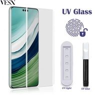 UV Liquid Glue Full Tempered Glass Screen Protector Film For Huawei Mate 60 50 40 30 20 Pura 70 P60 P50 P40 P30 Nova 11 Ultra 10 9 8 7 Pro+ Pro Plus 4G 5G 2024
