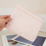 Counter Gift Giveaway Giveaway Logo Cosmetic Bag Pink Nude Color Storage Bag Simple Fashion Clutch B
