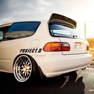 2x Project D Team Anime Manga JDM Drift Racing Car Sticker